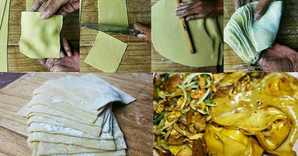 Resep Resep Kulit Pangsit Homemade Simple Tanpa Mesin Oleh Moeq Cookpad