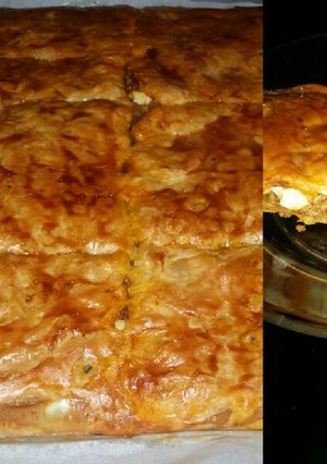 Una foto de Empanada de carne picada con huevos duros y verduras