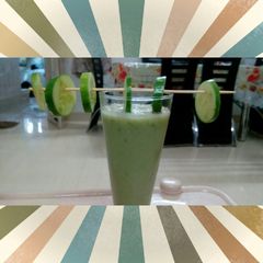 A picture of Try this amazing and healthy recipe of summer cucumber cooler.