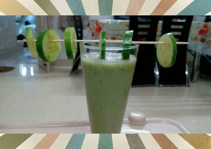 Recipe of Award-winning Try this amazing and healthy recipe of summer cucumber cooler