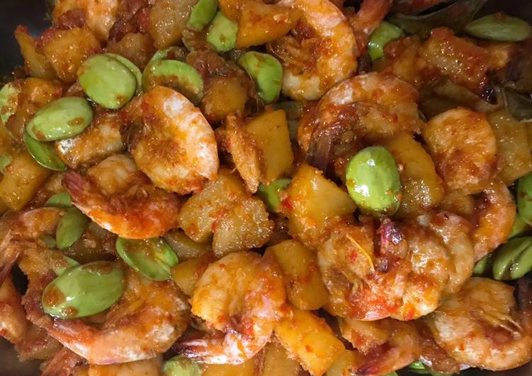 Cara Gampang Membuat Sambel udang pete kentang yang Menggugah Selera