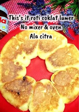 Foto resep Roti Coklat Lumer (no mixer & oven)