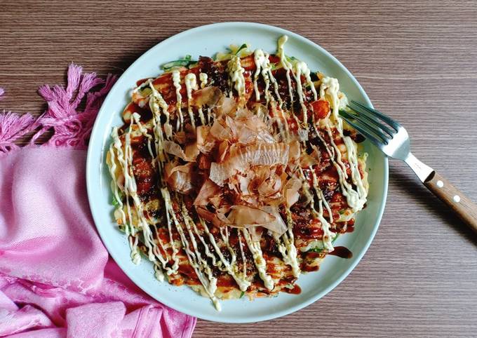 Cách Làm Bánh Xèo Nhật Bản Okonomiyaki Chuẩn Vị