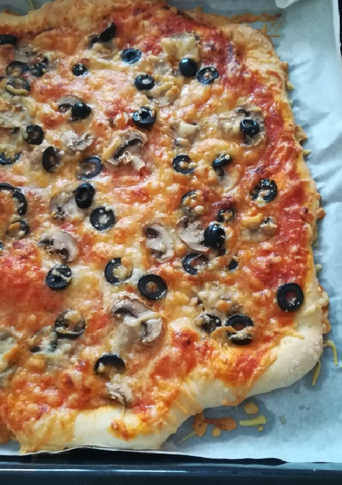 Una foto de Pizza casera
