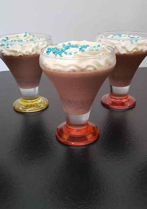 Une photo de Panacotta café /chocolat