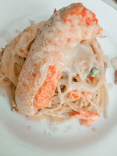 Foto resep Creamy Salmon Pasta