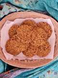 Galletitas de avena y semillas al curry, sin balanza
