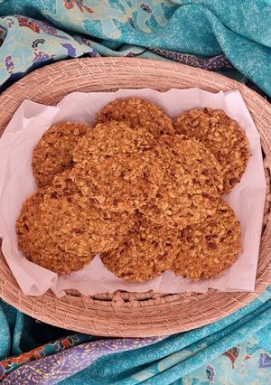 Una foto de Galletitas de avena y semillas al curry, sin balanza