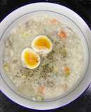 Cháo thịt bằm hạt sen