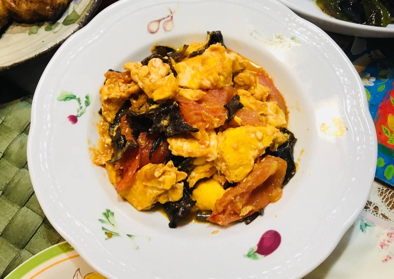 Tomato and egg stir fry