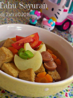 Foto resep Semur tahu sayuran (menu si kecil)