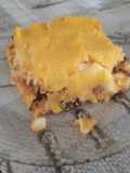 Pastel de polenta con matambre