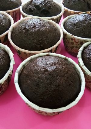Foto resep Cup Cake Kukus Cokelat