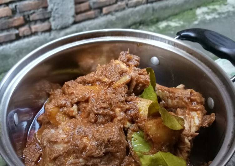 Resep Rendang ayam si anak kos Anti Gagal