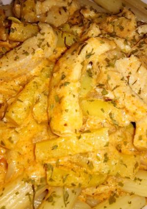 Csirkemell tokány zöldbabbal és kaporral recept fotója