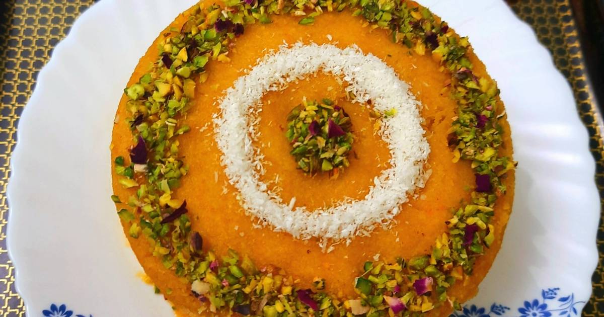 Basbousa soaked in Orange & Honey syrup Recipe by Swati Keshri 👩‍🍳