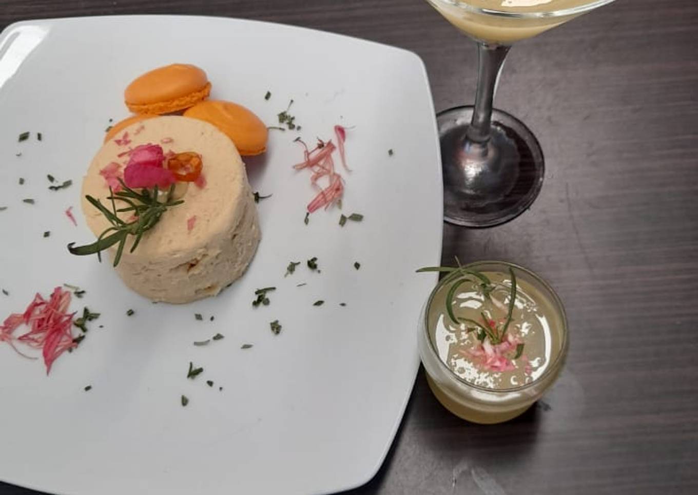 Sorbet de vino blanco