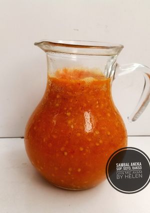 Foto resep Sambal aneka SOP, soto, bakso dan mie ayam, Chinese food simpel