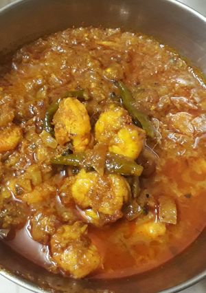 দই চিংড়ি মসলাকারি রেসিপির প্রধান ছবি