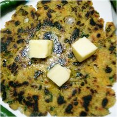 Makki ki paratha A picture of Makki ki paratha.