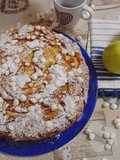 Torta con mele e meringa