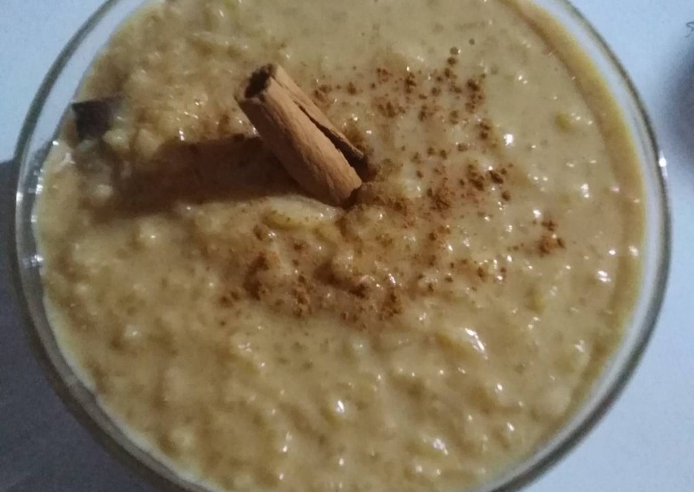 Arroz con leche mi propio estilo