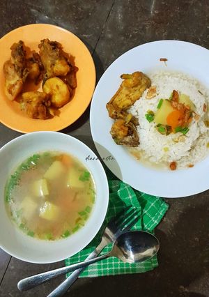 Foto resep Sop Ayam (goreng) Sederhana