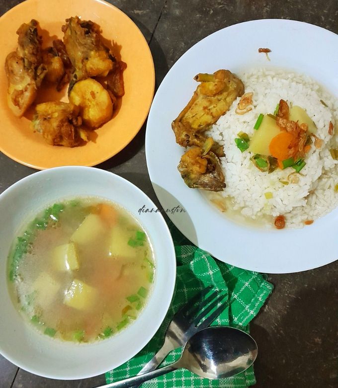 Foto resep Sop Ayam (goreng) Sederhana
