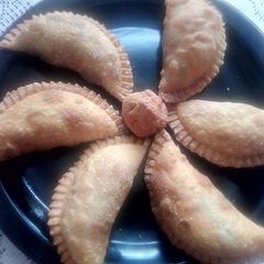 Coconut Jaggery Gujiya A picture of Coconut Jaggery Gujiya.