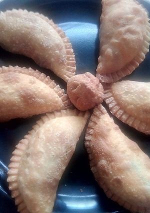 A picture of Coconut Jaggery Gujiya.