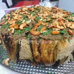 🍆مقلوبة🍚الباذنجان🍆بطريقة صحيّة و بكمية زيت قليلة جداً-レシピのメイン写真
