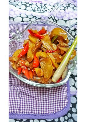 Foto resep Tumis teri kentang pedes