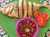 Ikan bawal tepung sambal kecap
