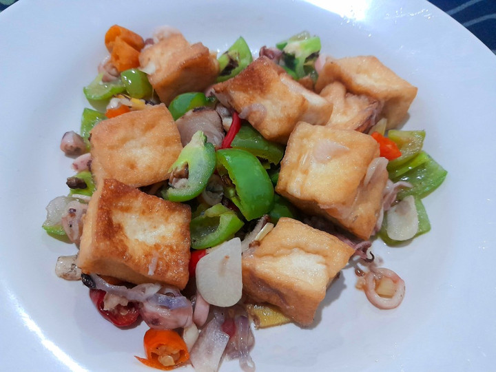 Resep Oseng Tahu Cumi Asin Cabe Gendot Untuk Jualan