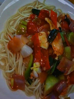 Taliya da sauce ainihin hoton girkin