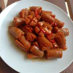 A picture of Sosis Asam Manis Pedas.
