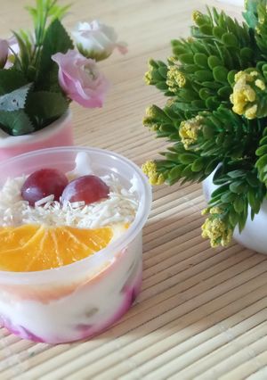 Foto resep Salad buah praktis dan enak