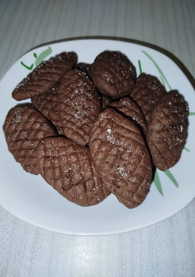 Новорічне печиво без цукру "Шишки шоколадні"