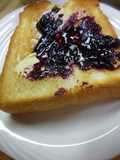 Blueberry Jam & Margarine Toast
