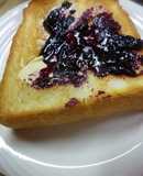 Blueberry Jam & Margarine Toast