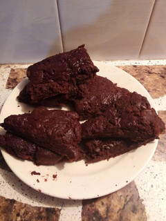 Una foto de Brownies veganos de boniato 🍠