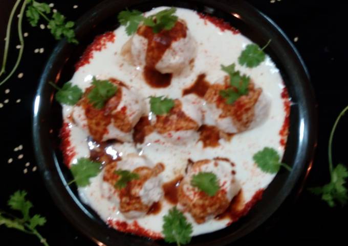 Cheesy Corn Dahi Vada Recipe