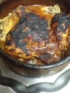 صورة لوصفة طاجن باميه بالفراخ كيتو