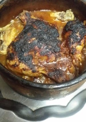 صورة لوصفة طاجن باميه بالفراخ كيتو