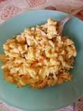 Spätzle con salmone affumicato