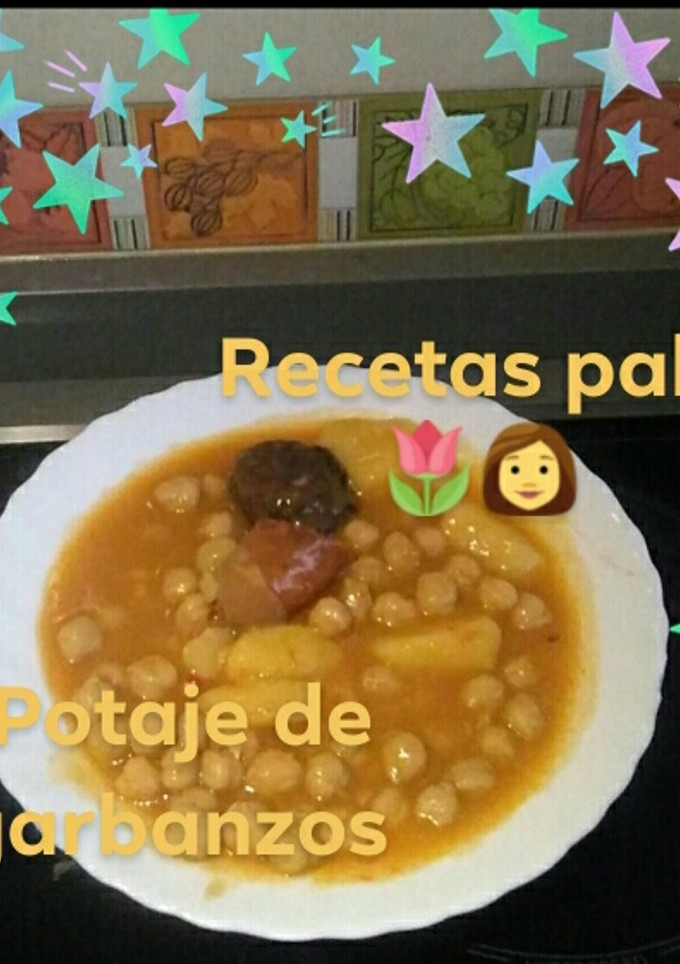 Una foto de Potaje de garbanzos 💠a mí manera 🍴💠