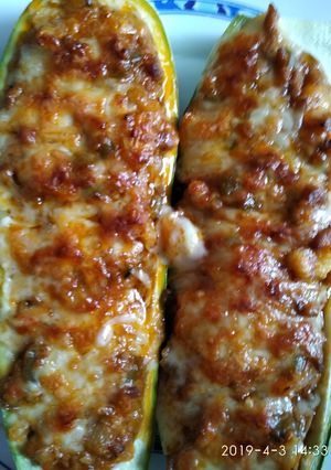Una foto de Calabacines rellenos