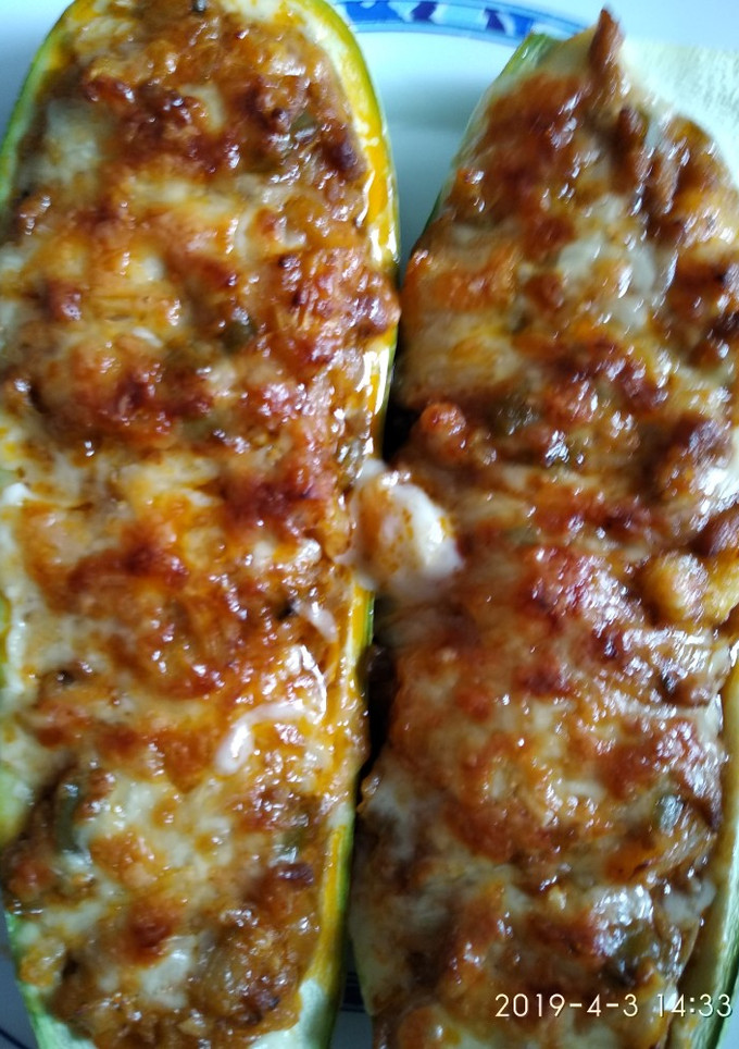 Una foto de Calabacines rellenos