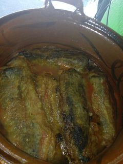 Una foto de Chiles rellenos de verduras con queso a la Mario's