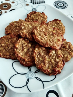Una foto de Galletas plátano y avena (sin azúcar y veganas)